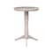 International Concepts Round 30 in Round Top Pedestal Table, 40.9 inH, Washed Gray Taupe, 30 W, 30 L, 41.9 in H, Wood K09-30RT-27B-6B-2 - alternate 3